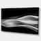 Designart - Glittering Silver Pattern - Abstract Canvas art print